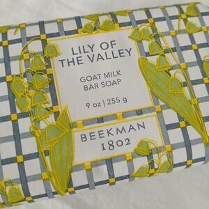 NEW Beekman 1802 Lily of the Valley Goat Milk Bar Soap 9oz MADE IN THE USA